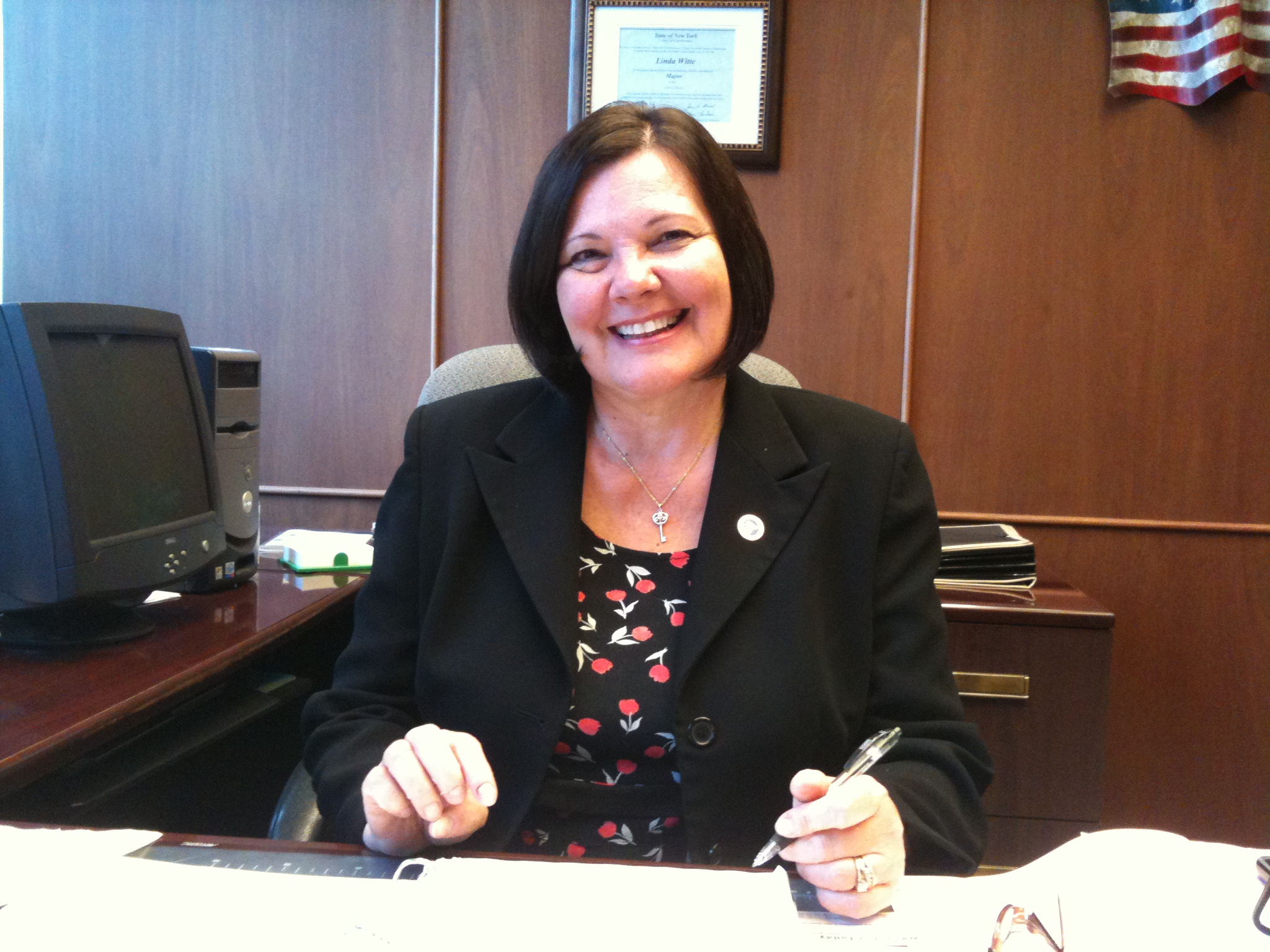 Not Many Realize Linda Witte - The First Woman Ever Elected Mayor Of The Cattaraugus County City Of Olean - Is Also A Union Member 